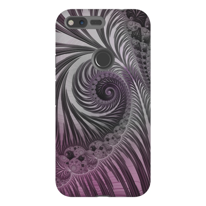 Pixel XL StrongFit Swirly Fractal Fantasies by Andrea Haase