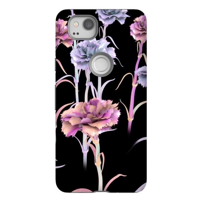 Pixel 2 StrongFit Holographic Flowers by Carlos Maciel