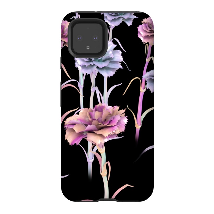 Pixel 4 StrongFit Holographic Flowers by Carlos Maciel