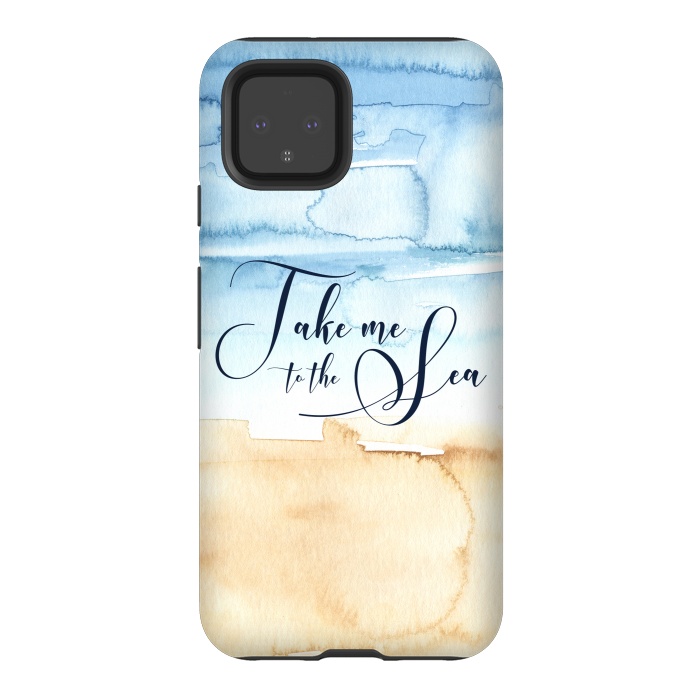 Pixel 4 StrongFit Take Me to the Sea by Noonday Design
