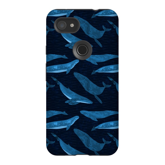 Pixel 3AXL StrongFit Whales in the Deep by Noonday Design