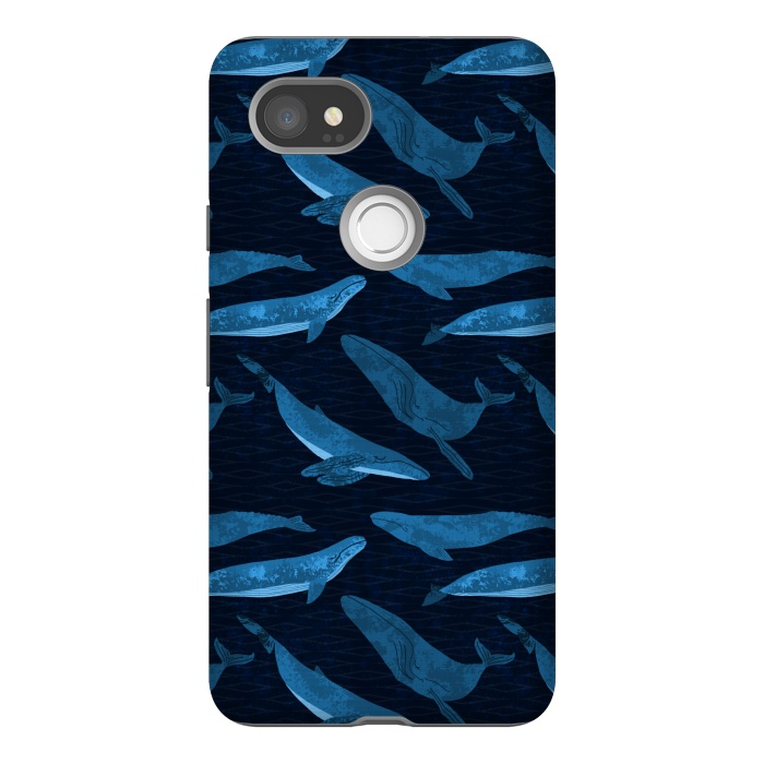 Pixel 2XL StrongFit Whales in the Deep by Noonday Design