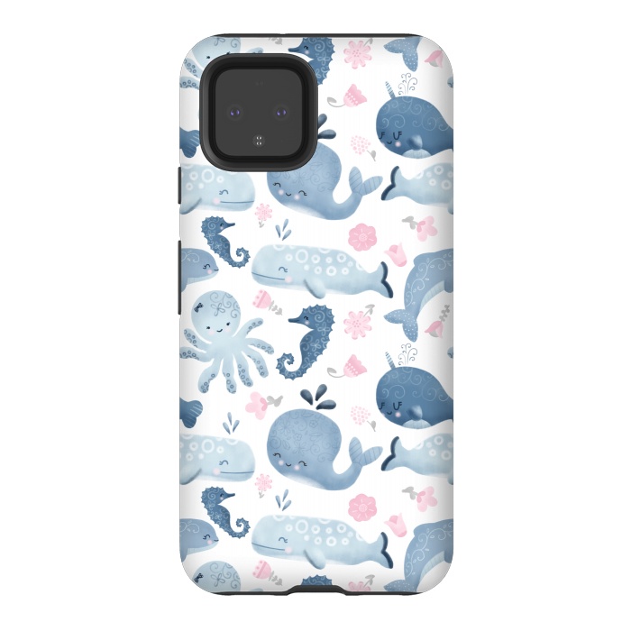 Pixel 4 StrongFit Ocean Friends by Noonday Design