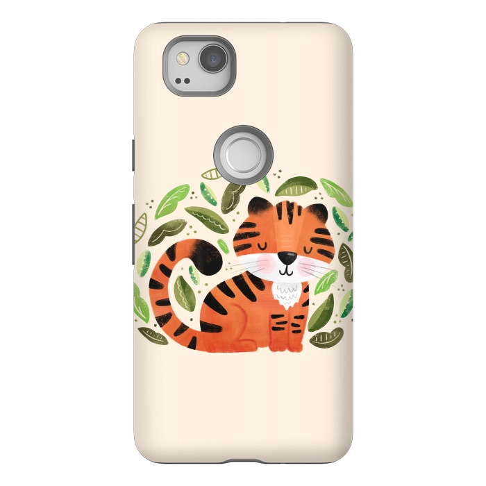 Pixel 2 StrongFit Tiger Cutie by Noonday Design