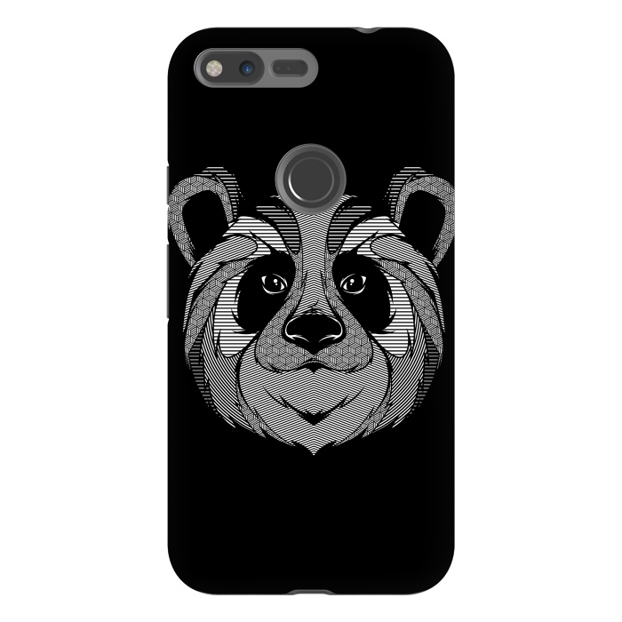 Pixel XL StrongFit Panda Zentangle by Afif Quilimo