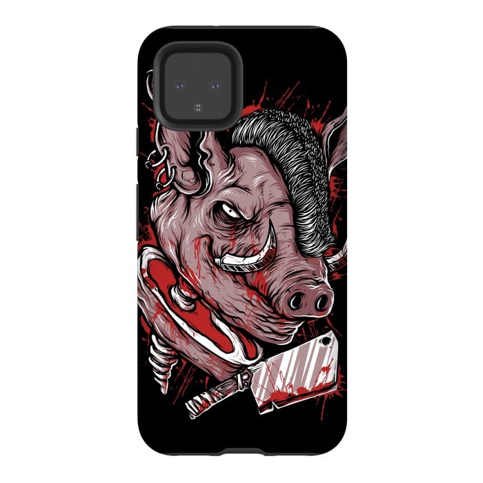 Pixel 4 StrongFit Pig Saw by Afif Quilimo