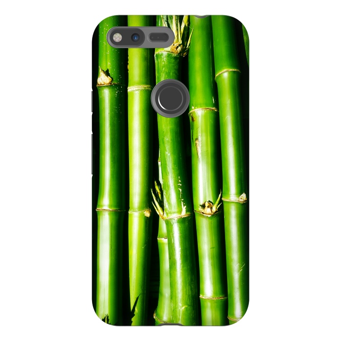 Pixel XL StrongFit Bamboo Zen Green Nature by BluedarkArt