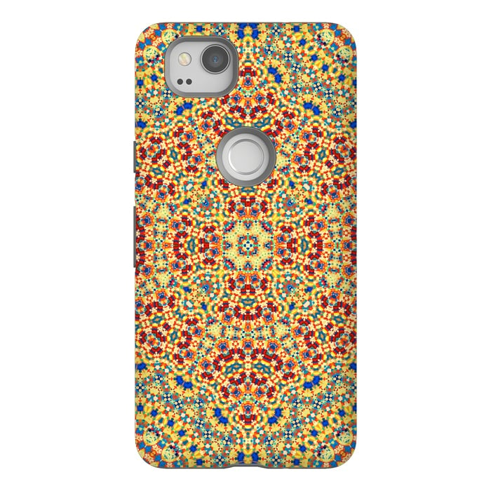 Pixel 2 StrongFit Abstract Mandala XI by Art Design Works