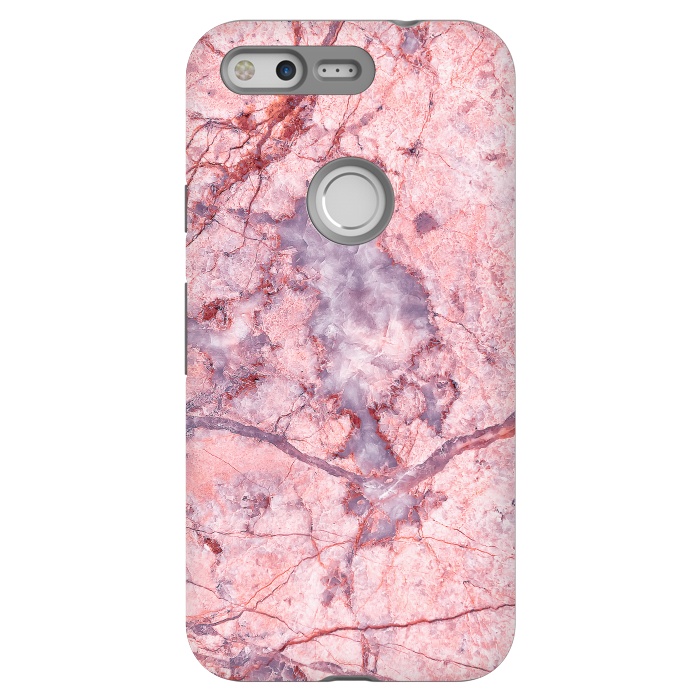 Pixel StrongFit Pink Marble by Art Design Works