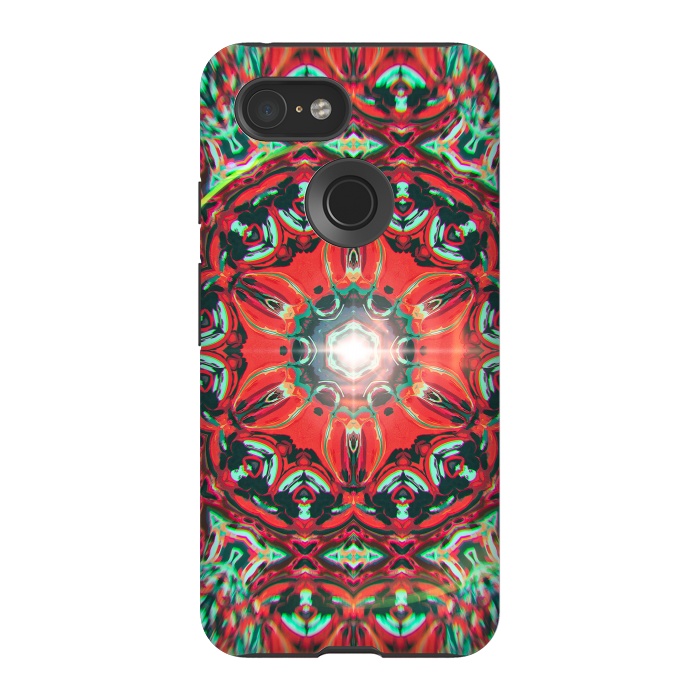 Pixel 3 StrongFit Abstract Mandala I by Art Design Works