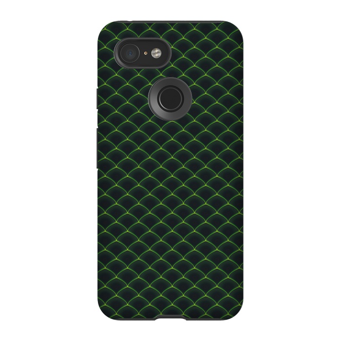 Pixel 3 StrongFit Reptile Scales Pattern by Art Design Works