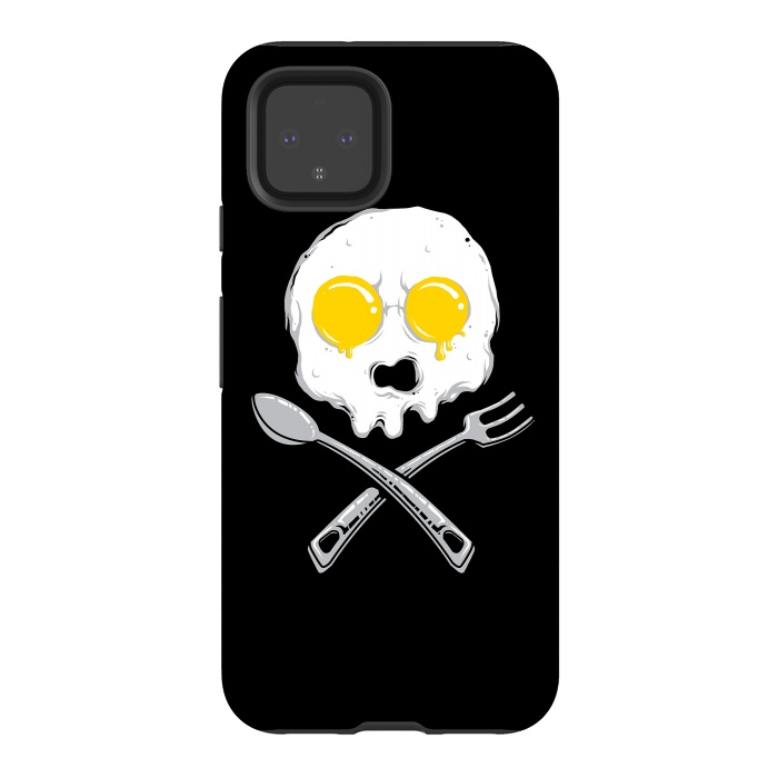 Pixel 4 StrongFit Eggskull by Afif Quilimo