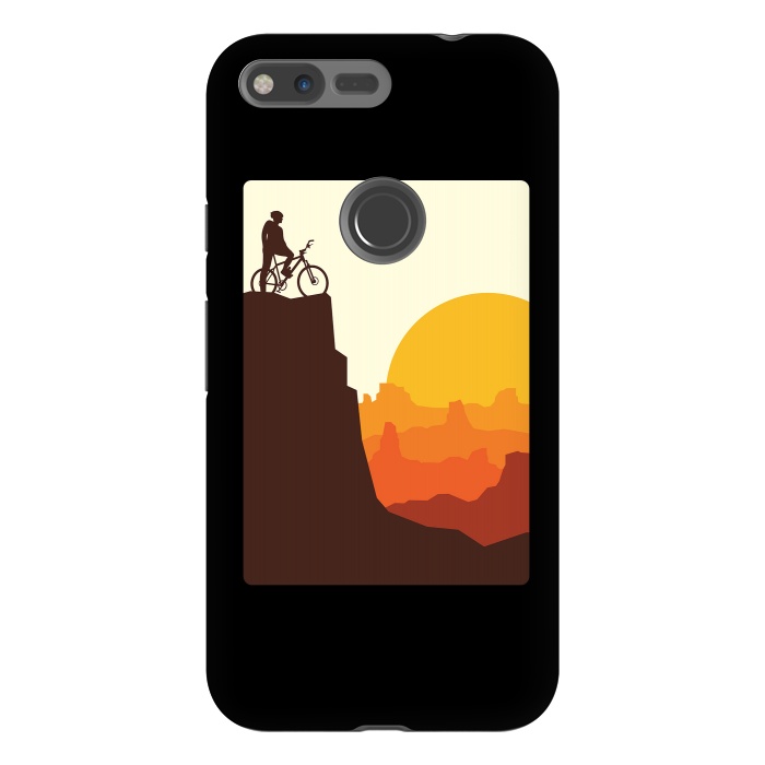 Pixel XL StrongFit Mountain Biker by Afif Quilimo