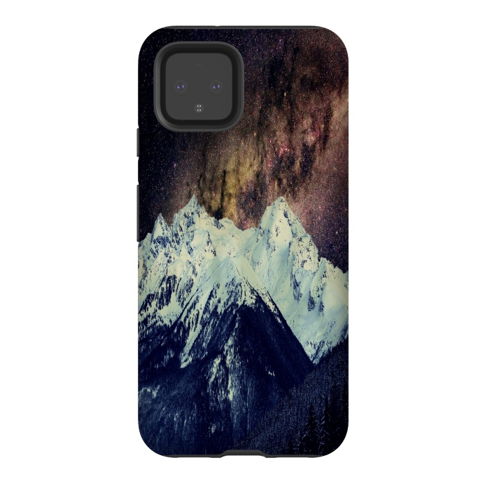 Pixel 4 StrongFit Milkyway Mountain by Joanna Vog