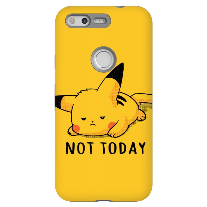Pixel StrongFit Pikachu Not Today by eduely