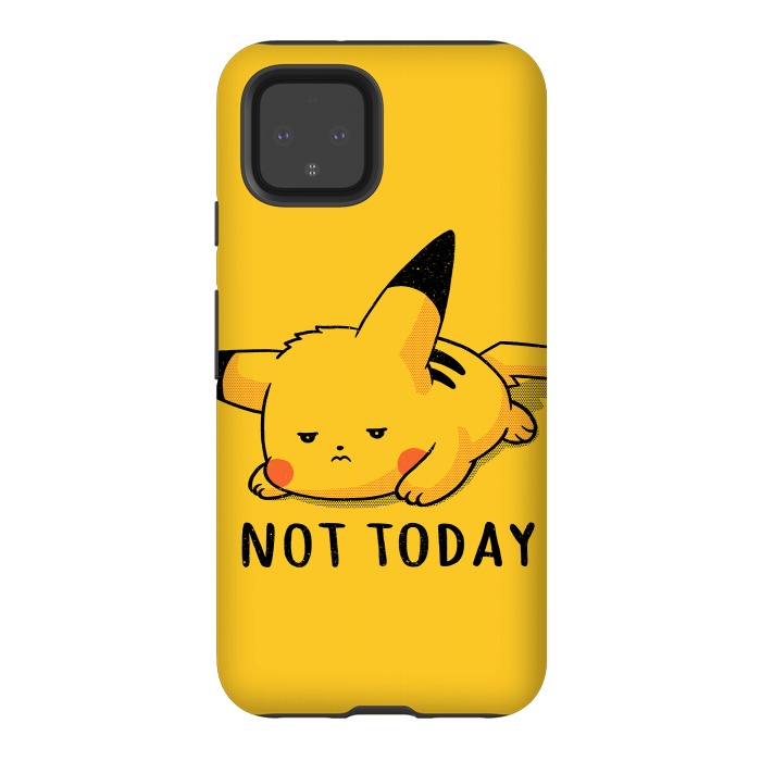 Pixel 4 StrongFit Pikachu Not Today by eduely