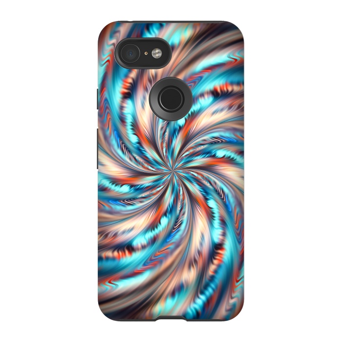Pixel 3 StrongFit Abstract Swirl by Art Design Works