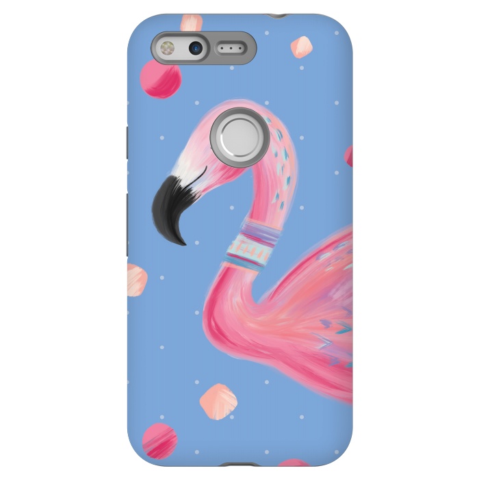 Pixel StrongFit Fancy Flamingo by Noonday Design