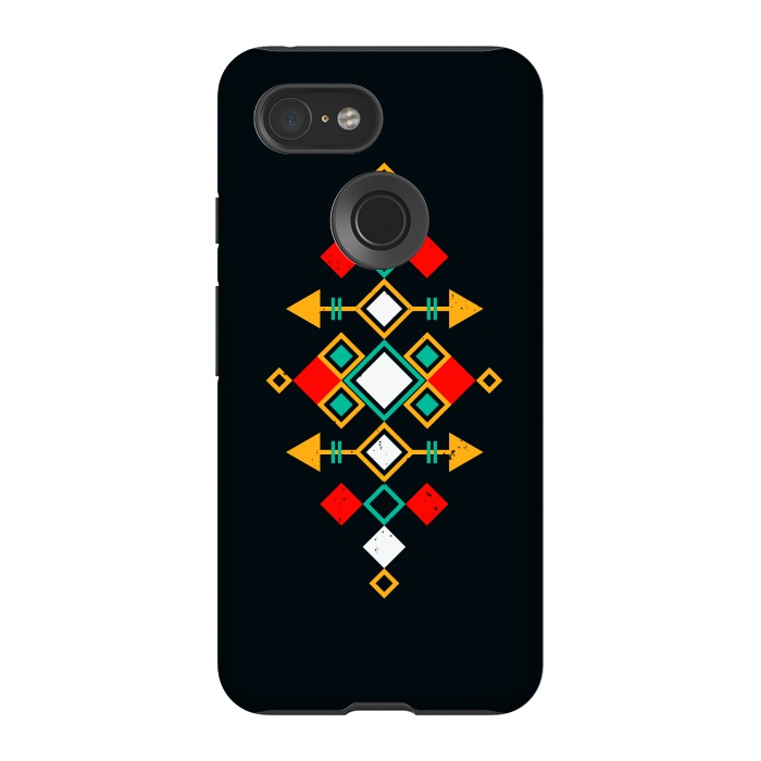 Pixel 3 StrongFit mexican aztec by TMSarts