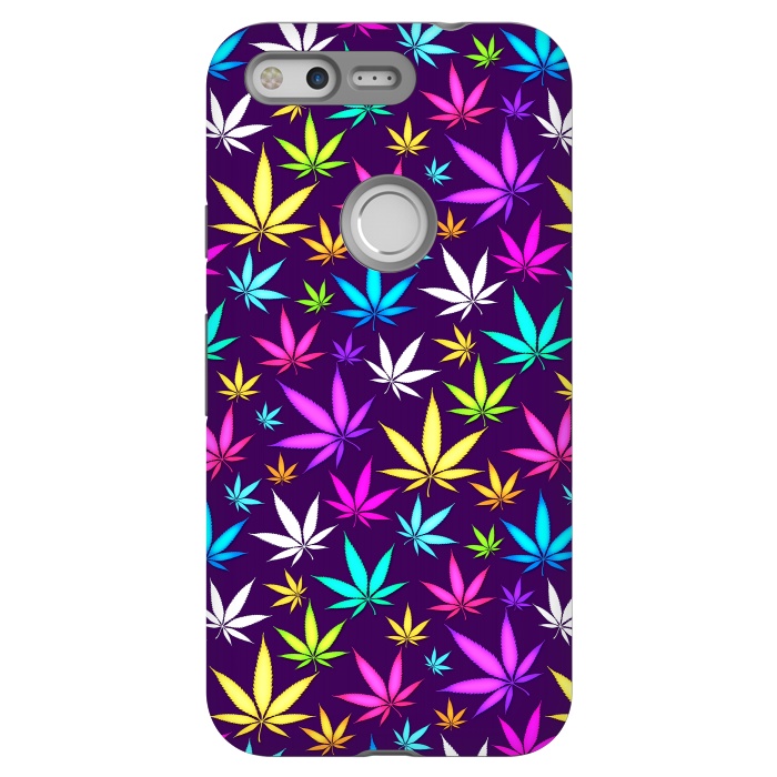Pixel StrongFit Colorful Weed Pattern by Art Design Works