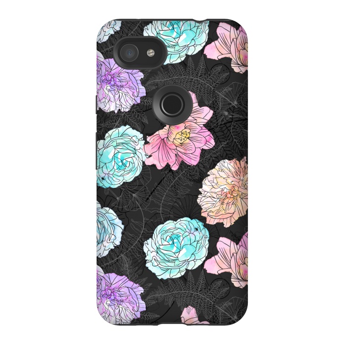 Pixel 3AXL StrongFit Color Pop Floral by Noonday Design