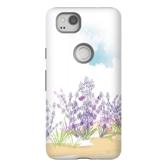 Pixel 2 StrongFit Lavender flower by Bledi