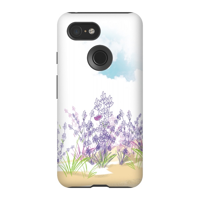 Pixel 3 StrongFit Lavender flower by Bledi