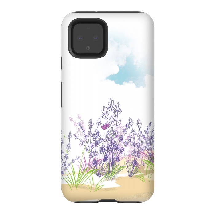 Pixel 4 StrongFit Lavender flower by Bledi