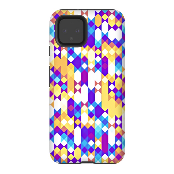 Pixel 4 StrongFit Colorful Pattern I by Art Design Works