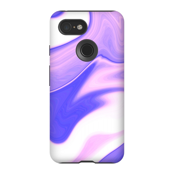 Pixel 3 StrongFit Pink, Purple and White by Ashley Camille