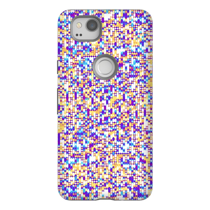 Pixel 2 StrongFit  Colorful Pattern II by Art Design Works