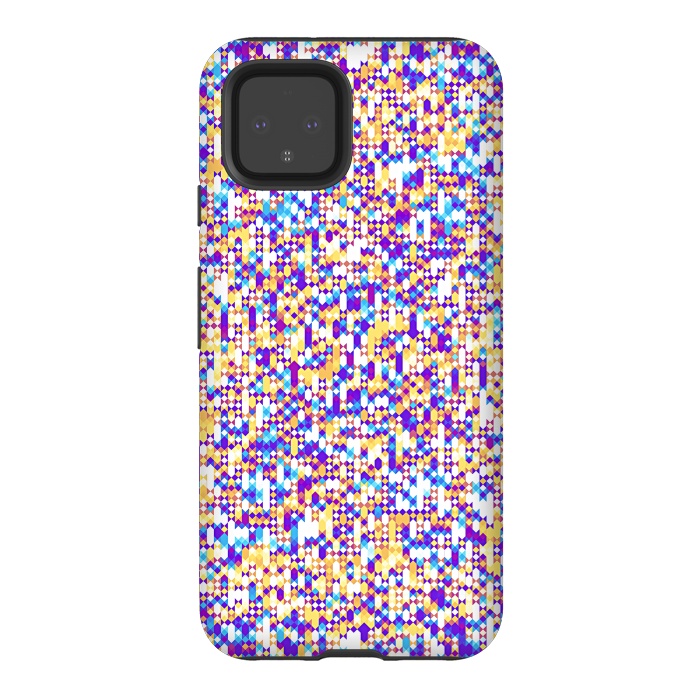 Pixel 4 StrongFit  Colorful Pattern II by Art Design Works
