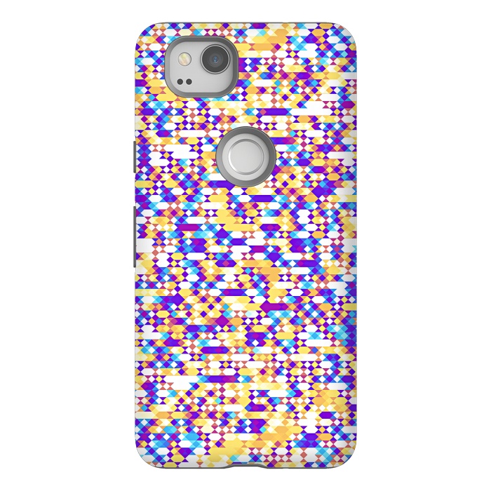 Pixel 2 StrongFit  Colorful Pattern III by Art Design Works