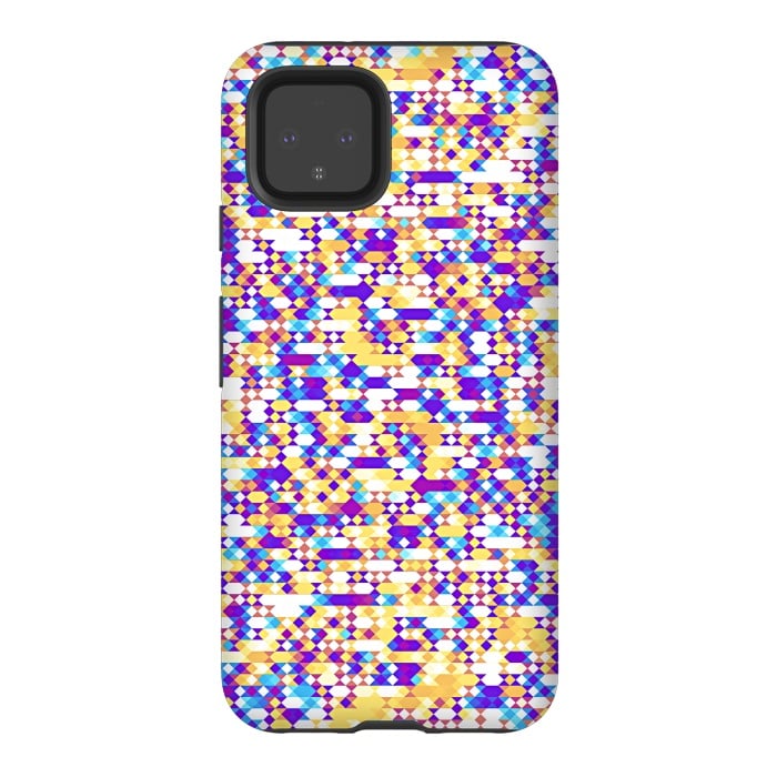 Pixel 4 StrongFit  Colorful Pattern III by Art Design Works