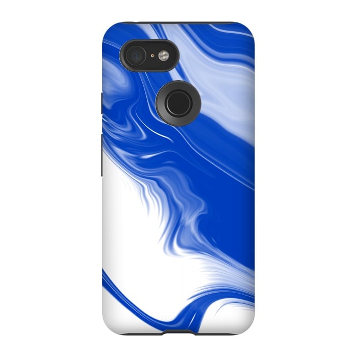 Pixel 3 StrongFit Blue Waves by Ashley Camille