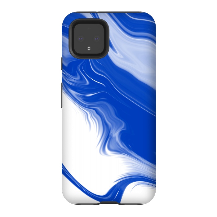 Pixel 4 StrongFit Blue Waves by Ashley Camille