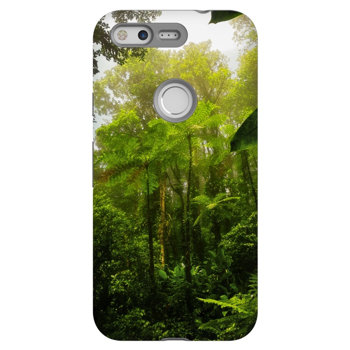 Pixel StrongFit Rainforest Misty Green Soul  by BluedarkArt