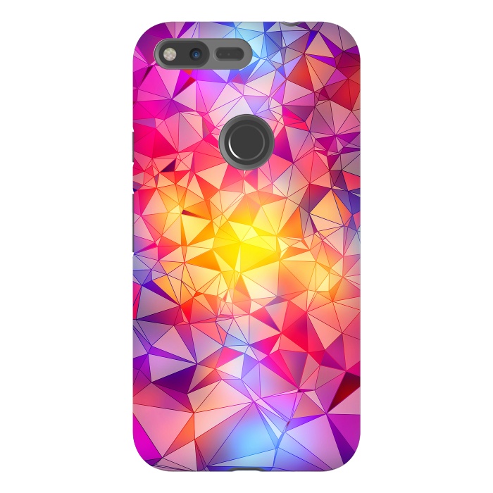 Pixel XL StrongFit Colorful Low Poly Design by Art Design Works