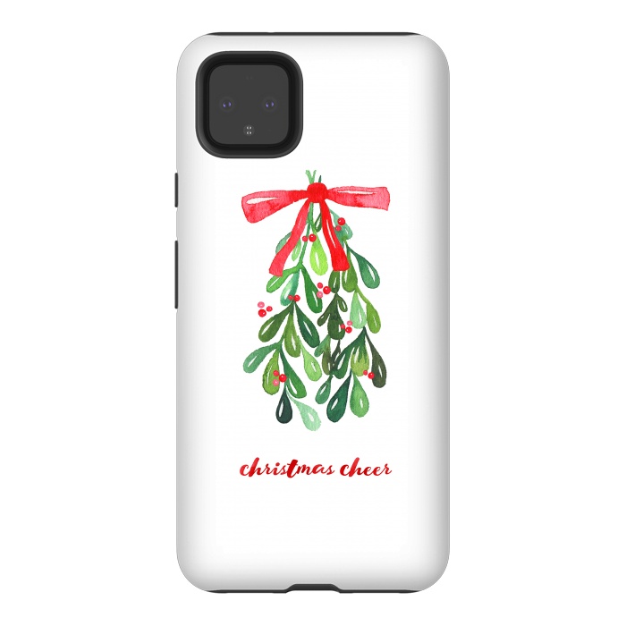 Pixel 4XL StrongFit Christmas Cheer by Noonday Design