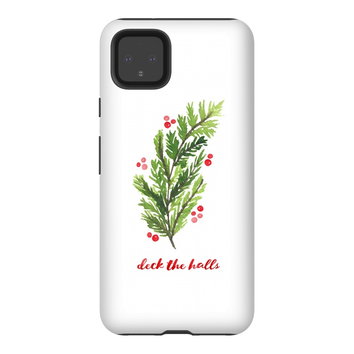 Pixel 4XL StrongFit Deck the Halls by Noonday Design