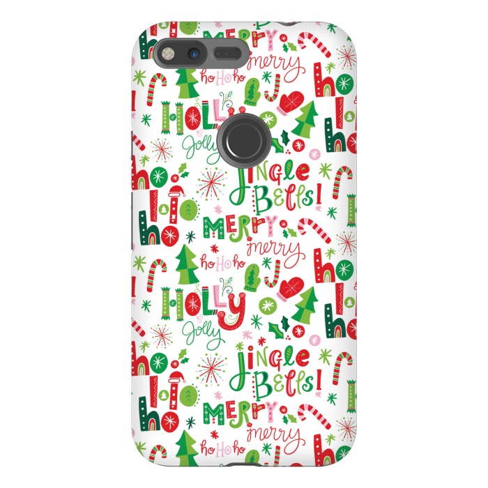 Pixel XL StrongFit Festive Christmas Lettering by Noonday Design