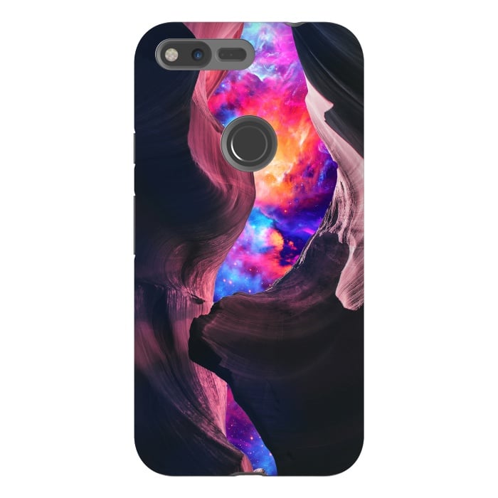 Pixel XL StrongFit Grand Canyon with Colorful Space Collage by Art Design Works