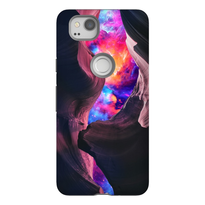 Pixel 2 StrongFit Grand Canyon with Colorful Space Collage by Art Design Works
