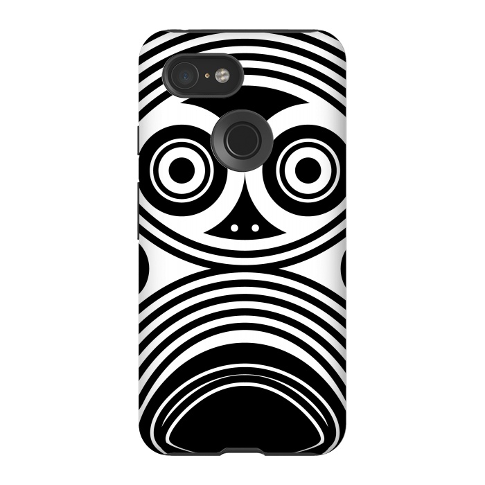 Pixel 3 StrongFit scary owl eyes by TMSarts