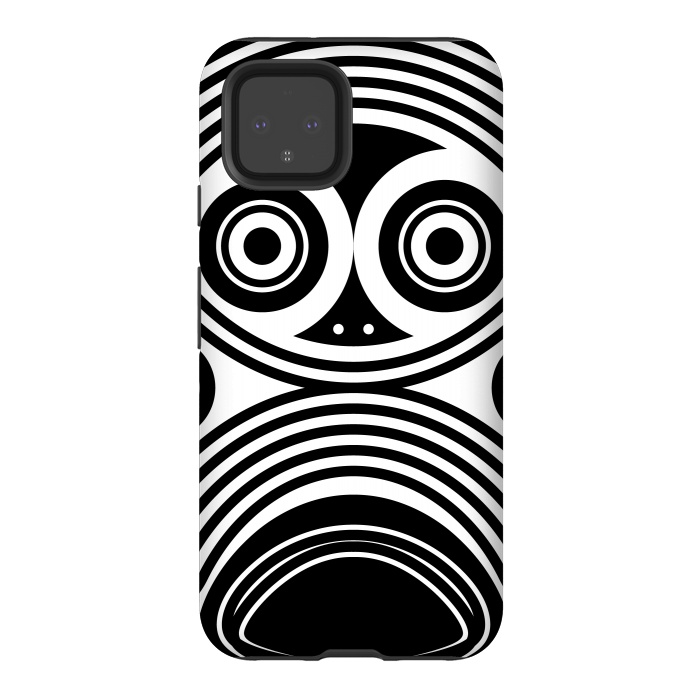 Pixel 4 StrongFit scary owl eyes by TMSarts