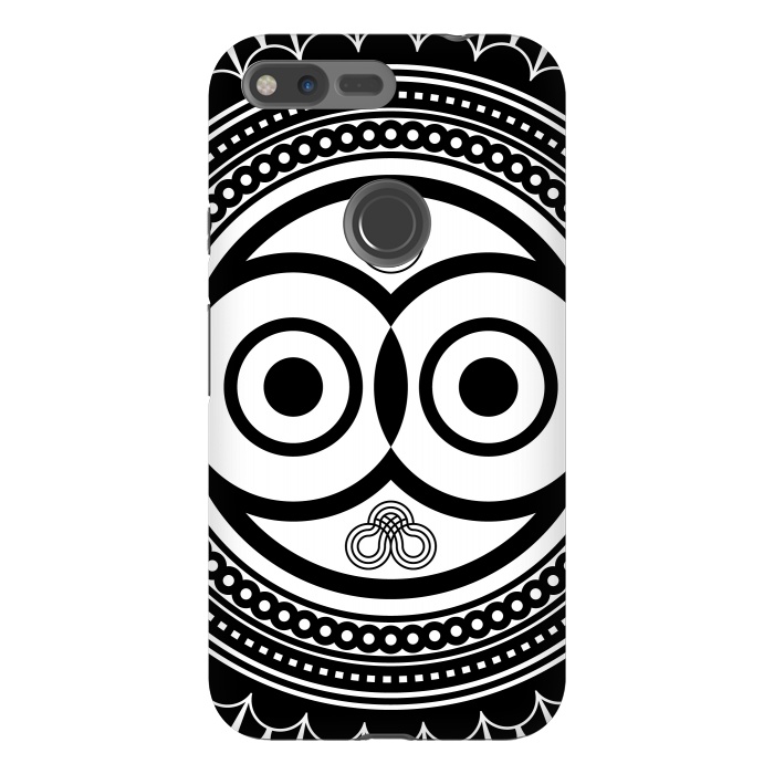 Pixel XL StrongFit zentangle with owl by TMSarts