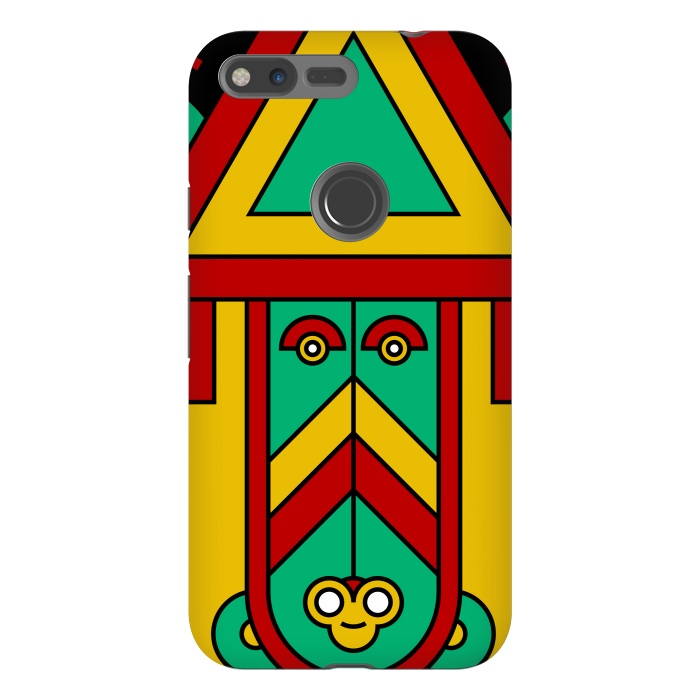 Pixel XL StrongFit colorful aztec tribal by TMSarts