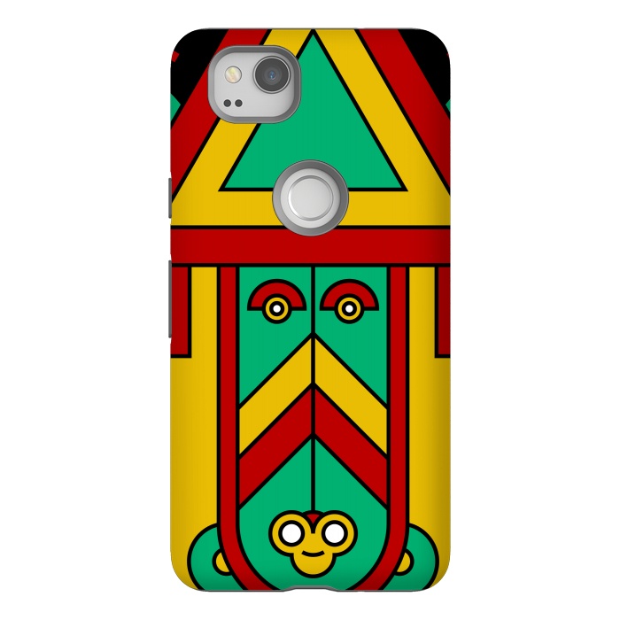 Pixel 2 StrongFit colorful aztec tribal by TMSarts