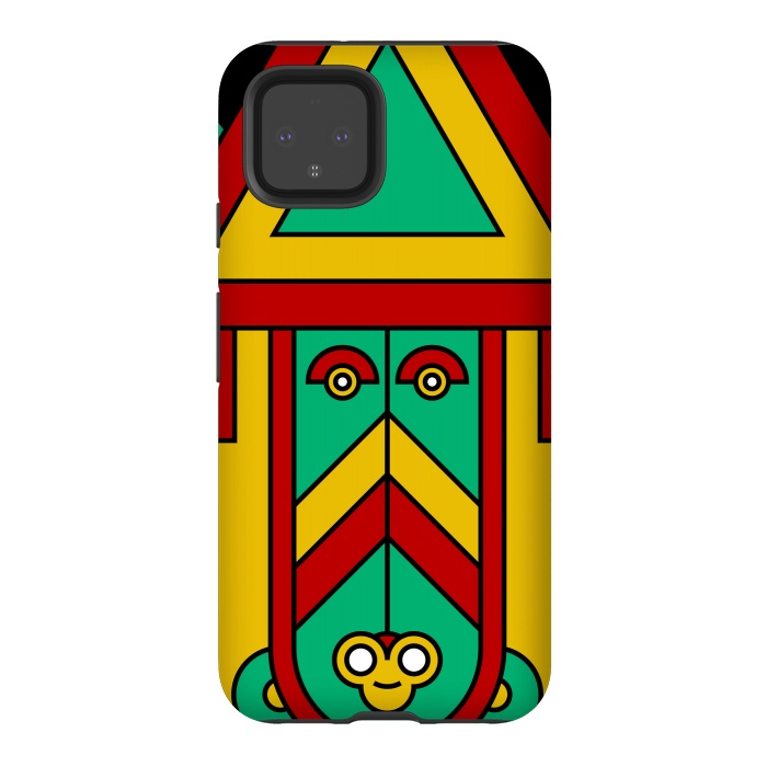 Pixel 4 StrongFit colorful aztec tribal by TMSarts