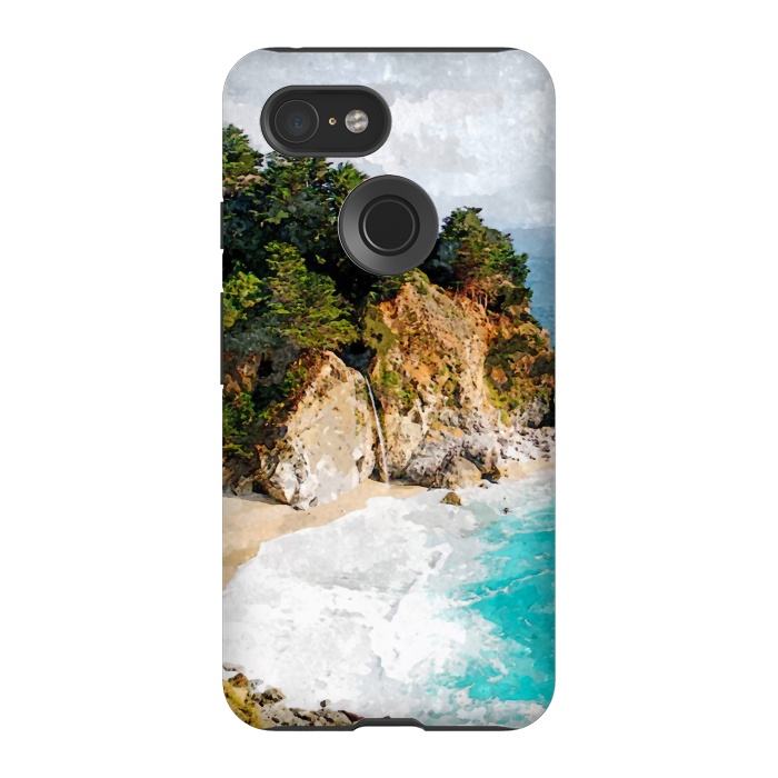 Pixel 3 StrongFit Silent Island by Creativeaxle